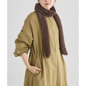 《10/20(火)12:00予約開始予定》ファーマフラー （brown）