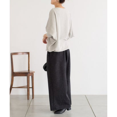 ビアズリー BEARDSLEY 《10/22(木)12:00予約開始予定》コットンドルマンニット （lightgrey）｜詳細画像