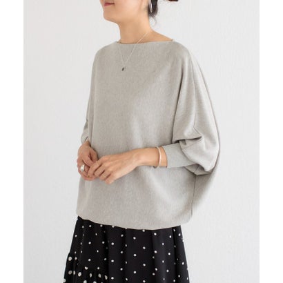 ビアズリー BEARDSLEY 《10/22(木)12:00予約開始予定》コットンドルマンニット （lightgrey）｜詳細画像