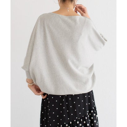 ビアズリー BEARDSLEY 《10/22(木)12:00予約開始予定》コットンドルマンニット （lightgrey）｜詳細画像