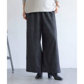 ツイードウエストリブパンツ （darkgray）