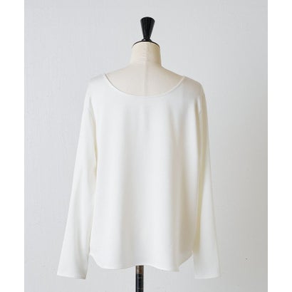 《10/20(火)12:00予約》前後サテンブラウス《LIVETART》 （white）｜詳細画像