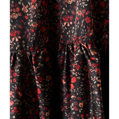 《10/27(火)12：00予約開始予定》プリントティアードスカート （red）｜詳細画像