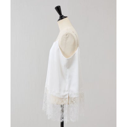 ビアズリー BEARDSLEY サテンレースキャミ《LIVETART》 （white）｜詳細画像
