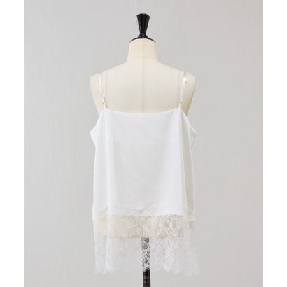 ビアズリー BEARDSLEY サテンレースキャミ《LIVETART》 （white）｜詳細画像