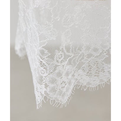 ビアズリー BEARDSLEY サテンレースキャミ《LIVETART》 （white）｜詳細画像