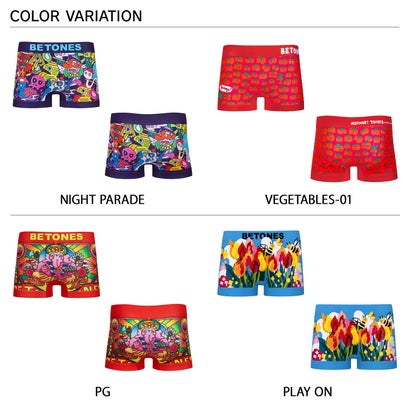 ビトーンズ BETONES ボクサーパンツ ボクサーブリーフ メンズ BOXER BRIEFS ブルー レッド イエロー マルチ （SELVA）｜詳細画像