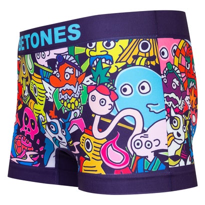 ビトーンズ BETONES ボクサーパンツ ボクサーブリーフ メンズ BOXER BRIEFS ブルー レッド イエロー マルチ （NEO-03）｜詳細画像