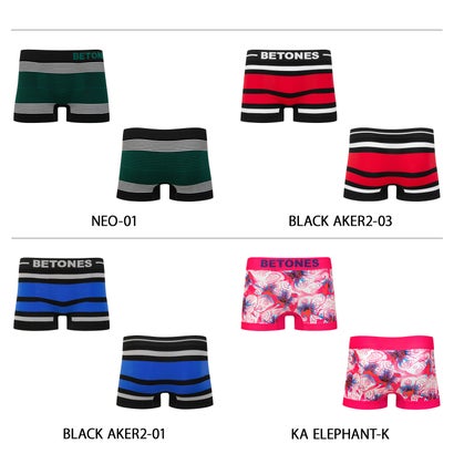 ビトーンズ BETONES ボクサーパンツ ボクサーブリーフ メンズ BOXER BRIEFS ブルー レッド イエロー マルチ （NEO-02）｜詳細画像