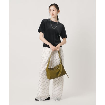 スクエア ビッグバックル ショルダーバッグ （OLIVE）｜詳細画像
