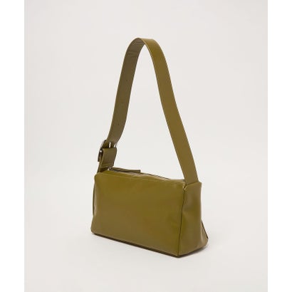 スクエア ビッグバックル ショルダーバッグ （OLIVE）｜詳細画像