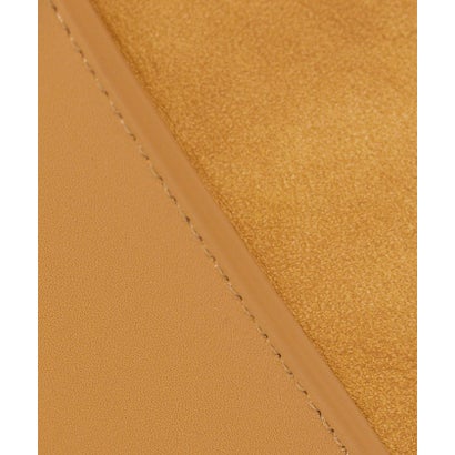 スエード×レザー ネジリ ショルダーバッグ （MUSTARD）｜詳細画像