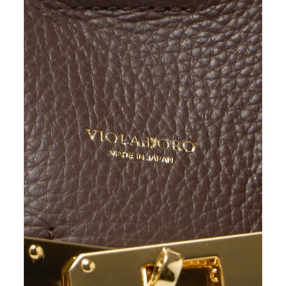 ＜VIOLAd’ORO＞TRERO レザー トートバッグ L （DK.BROWN）｜詳細画像