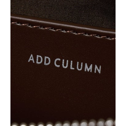 ＜ADD CULUMN＞DENT ショルダーバッグ （DK.BROWN）｜詳細画像