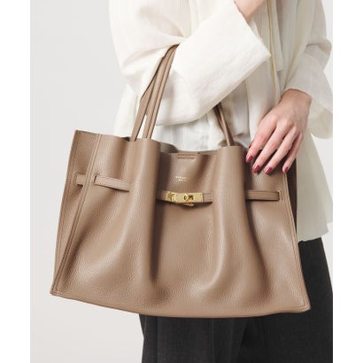 ＜VIOLAd’ORO＞TRERO レザー トートバッグ  （BEIGE）｜詳細画像