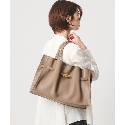 ＜VIOLAd’ORO＞TRERO レザー トートバッグ  （BEIGE）｜詳細画像