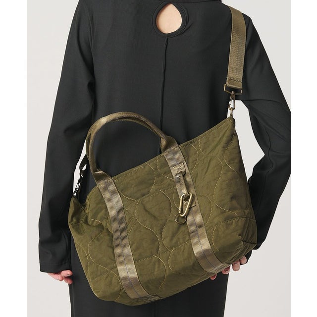 【別注】＜LUCEBER＞キルティング 2WAY トートバッグ （OLIVE）
