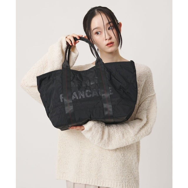 【別注】＜LUCEBER＞キルティング 2WAY トートバッグ （BLACK）