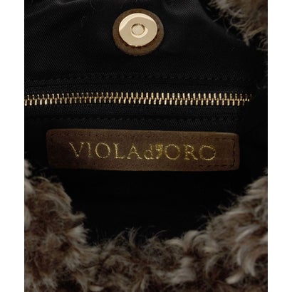 ＜VIOLAd’ORO＞ELMO カーリー ワンショルダーバッグ （DK.BROWN）｜詳細画像