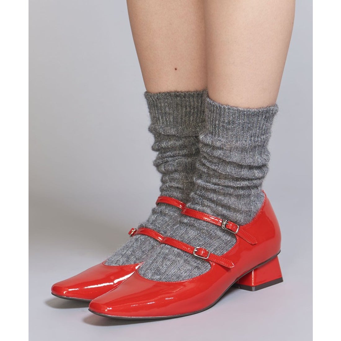 BEAUTY&YOUTH UNITED ARROWS エナメル ダブルストラップパンプス 