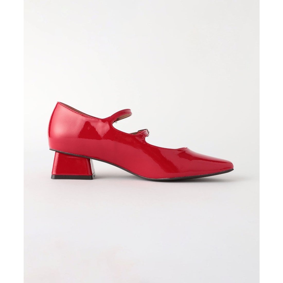 BEAUTY&YOUTH UNITED ARROWS エナメル ダブルストラップパンプス 