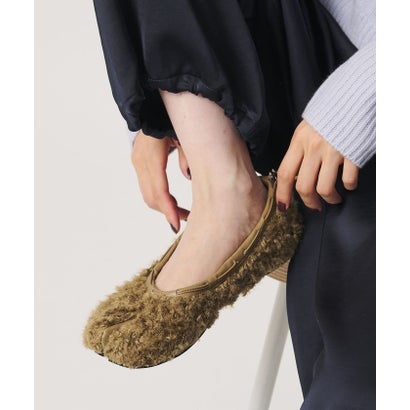 PAES TEDDY STRING FLAT （MD.BROWN）｜詳細画像