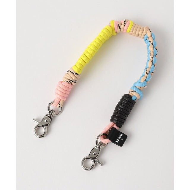 ＜A SCENE＞Design paracord strap/スマホストラップ （YELLOW）