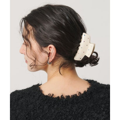 カラーストーン ヘアクリップ （NATURAL）｜詳細画像