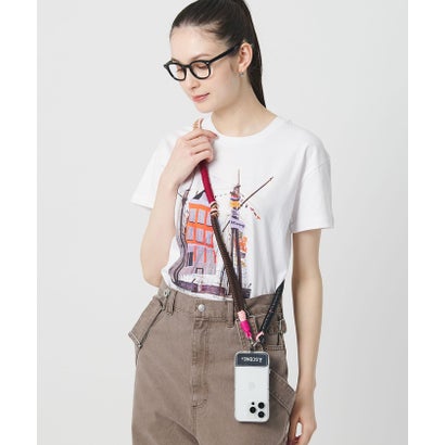 【WEB限定】＜A SCENE＞Design paracord shoulder スマホショルダー ピンク （LILAC）｜詳細画像