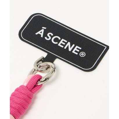 【WEB限定】＜A SCENE＞Design paracord shoulder スマホショルダー ピンク （LILAC）｜詳細画像
