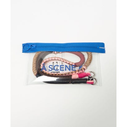【WEB限定】＜A SCENE＞Design paracord shoulder スマホショルダー ピンク （LILAC）｜詳細画像