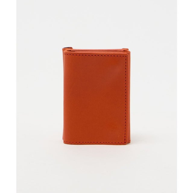＜Dono＞レザー 三つ折り ウォレット （ORANGE）