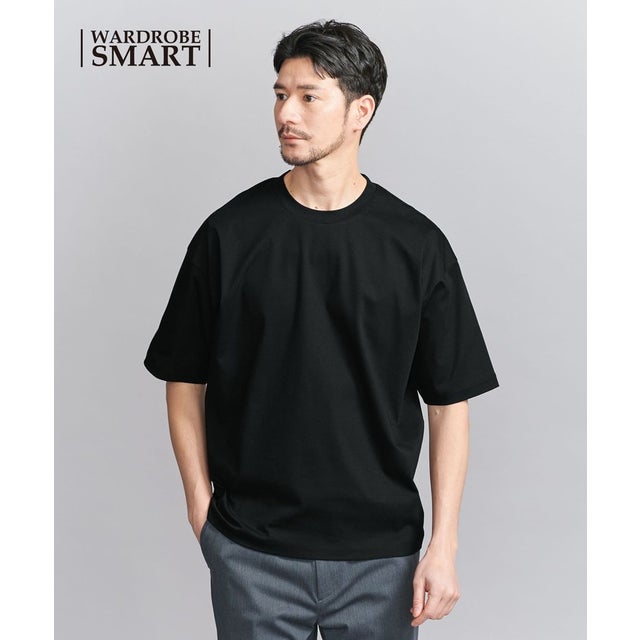 【WEB限定 WARDROBE SMART】NORITAKE リラックス テーパード Tシャツ （BLACK）