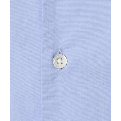 【WEB限定 WARDROBE SMART】コットン ワイドカラー スキッパー シャツ （TURQUOISE）｜詳細画像