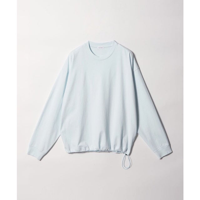 【WEB限定】クリア コットン アジャスト クルーネック カットソー （LT.BLUE）