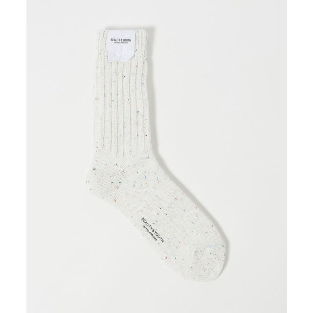 ネップ ヘビー ソックス （WHITE）