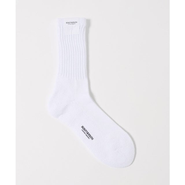 ルーズ パイル クルー ソックス （WHITE）