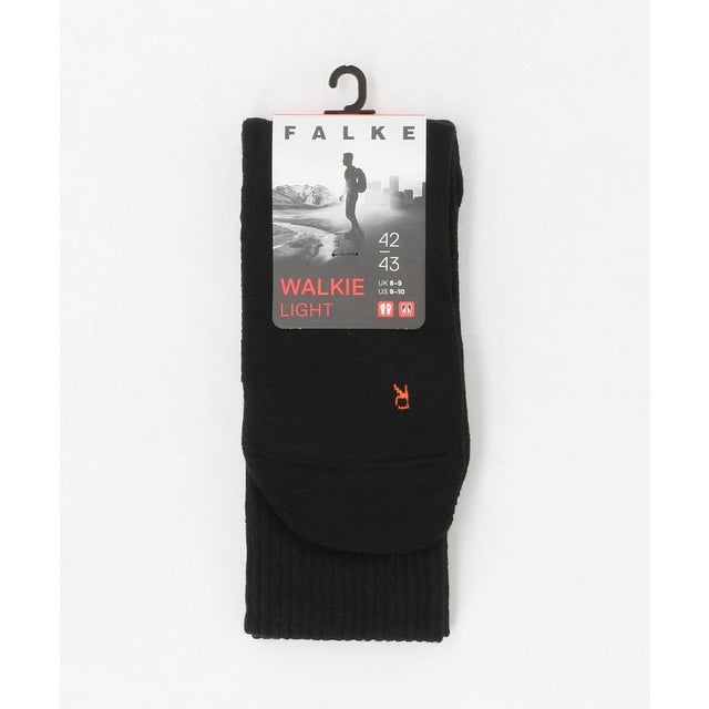 FALKE WALKIE LIGHT SOCKS （BLACK）