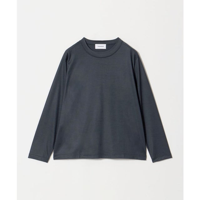 毛 ロングスリーブ プルオーバー （NAVY）