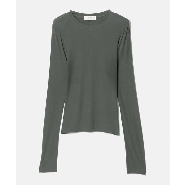＜muller of yoshiokubo＞ショルダーパッド ロングスリーブ カットソー （NAVY）