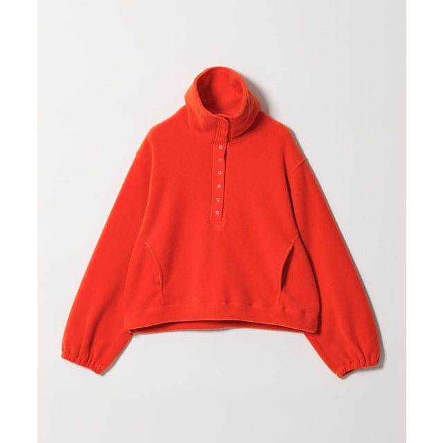 フリース スナップ プルオーバー （ORANGE）