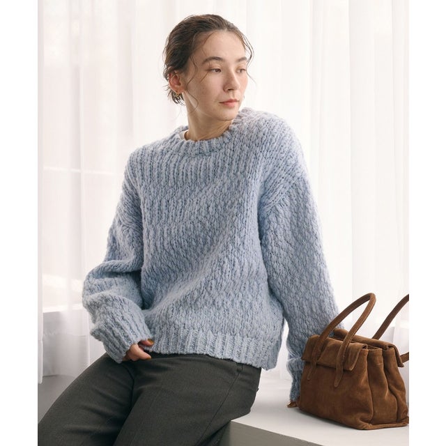 BY W/C/NY JUMBO SLUB PO （LT.BLUE）
