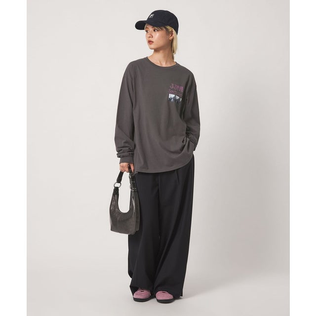 J.JMercer×BY PRNT L/S T （BLACK）