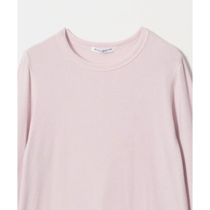 毛セルロースブレンド クルーネック カットソー （OFF WHITE）｜詳細画像