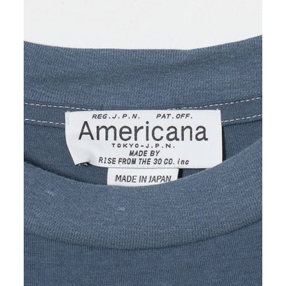＜Americana＞プリント チュニックTシャツ （ROYAL）｜詳細画像