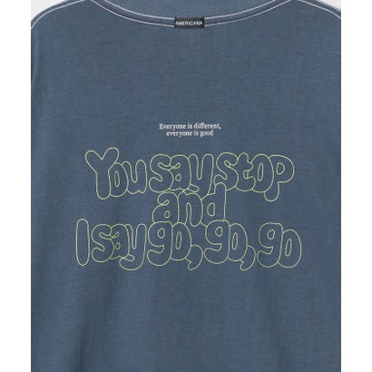 ＜Americana＞プリント チュニックTシャツ （BEIGE）｜詳細画像