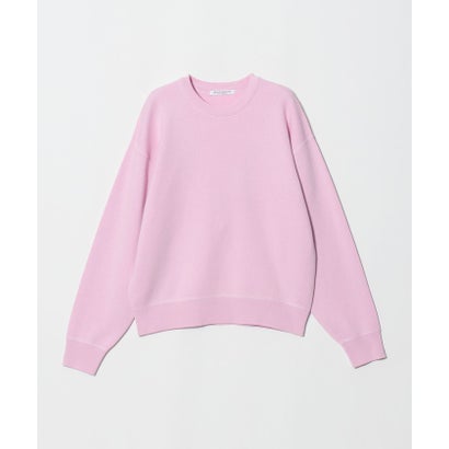 コットンウール スムース クルーネック プルオーバー ウォッシャブル （PINK）｜詳細画像
