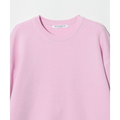 コットンウール スムース クルーネック プルオーバー ウォッシャブル （PINK）｜詳細画像