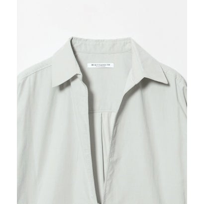コットンコーデュロイ スキッパーチュニック （OFF WHITE）｜詳細画像