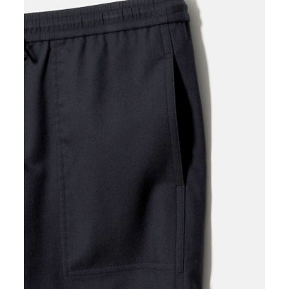 ポリエステルブレンド パッチポケットパンツ ウォッシャブル （NAVY）｜詳細画像